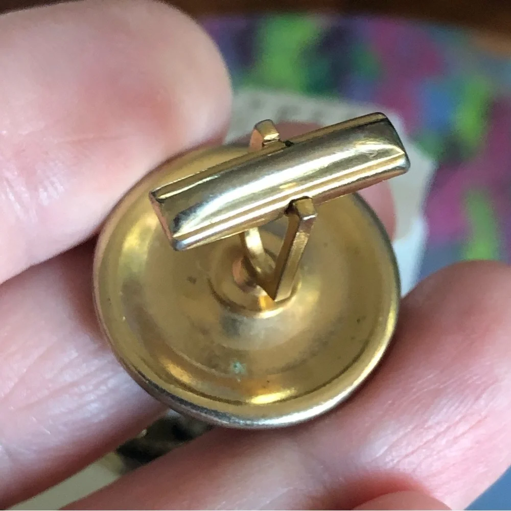 Vintage 60s Sarah Coventry Balinese dancers cuff links